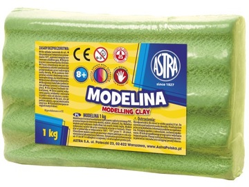 Modelina zielona jasna Astra 1 kg