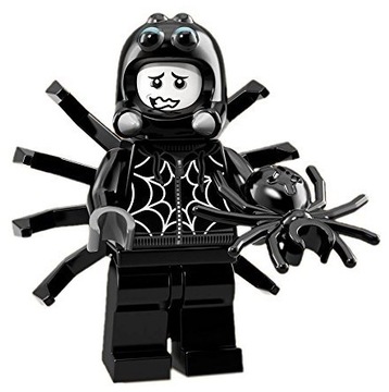 LEGO MINIFIGURES SERIA 18 FIGURKA CZŁOWIEK PAJĄK CZARNA WDOWA KOSTIUM 71021