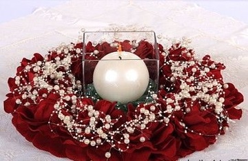 Жемчужная гирлянда Жемчуг БЕЛЫЙ Свадебная цепочка 6,5 м 130 см х 5 шт.