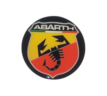 NAKLEJKA ABARTH 14mm NA KLUCZYK EMBLEMAT LOGO !!!