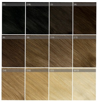 NANORINGI WŁOSY NATURALNE NANO RINGI PASEMKA 40 CM bardzo jasny blond 613