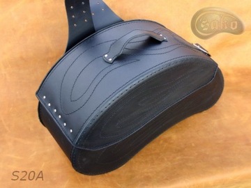 Кожаные мотоциклетные седельные сумки S20 A - ПРОИЗВОДИТЕЛЬ SAKO -