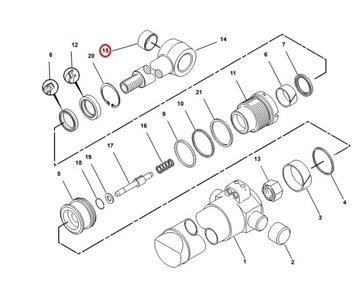 ВТУЛКА ПОВОРОТНОГО ПРИВОДА CAT 428 9R9505 50x64x23