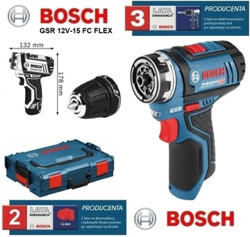 Wiertarko wkrętarka Bosch GSR 12V-15 FC Flex