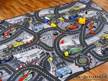 КОВЕР DISNEY ASH GREY CARS CARS 100X150