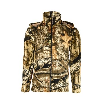 Bluza myśliwska polar w kamuflażu leśnym infinity