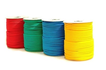 LINA LINKA ELASTYCZNA CZARNA GUMOWA EKSPANDOR 6mm 1M