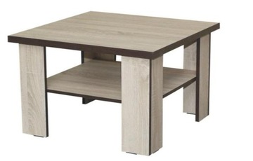 Mała ława z półką stolik 67 cm dąb sonoma P-20