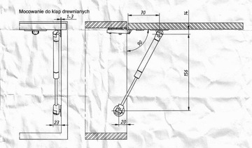 ПНЕВМАТИЧЕСКИЙ ПОДЪЕМНИК. для капота MINI - капот 80N