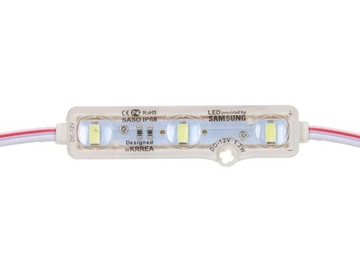 MODUŁ LED SAMSUNG 12V SMD5630 IP68 1,5W BIAŁY