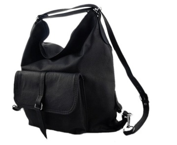 Кожаная сумка-рюкзак Натуральная кожа 2в1 цвет