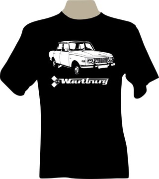 KOSZULKA T-shirt z nadrukiem dla fana WARTBURG