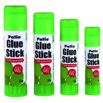 PATIO Glue Stick 15 г прозрачный гель прочный карандаш