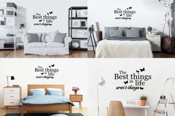 Деревянные 3D надписи на стене Лучшие вещи в жизни