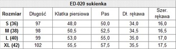 Sukienka oversize z wiązaniem i falbanką, XL