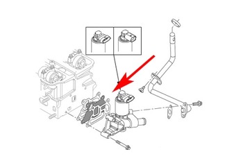 Заглушка EGR 1.0 1.2 1.4 OPEL Agila Astra Corsa