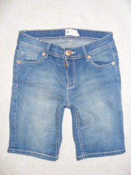 PERFECT JEANS elastyczne jeansowe spodenki R 34 XS