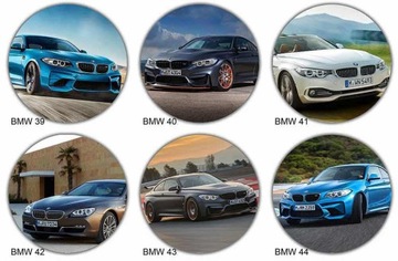 OPŁATEK na tort logo BMW front auta + imię i wiek