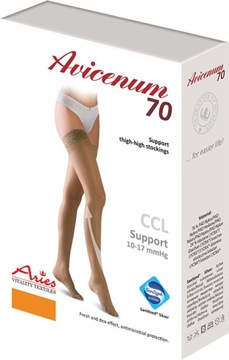 Pończochy na żylaki Avicenum 70den profilaktyka