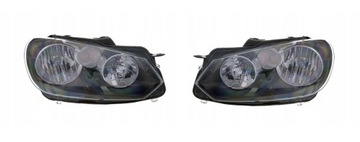 REFLEKTOR LAMPA PRZÓD VW GOLF VI 08- DRL KOMPLET