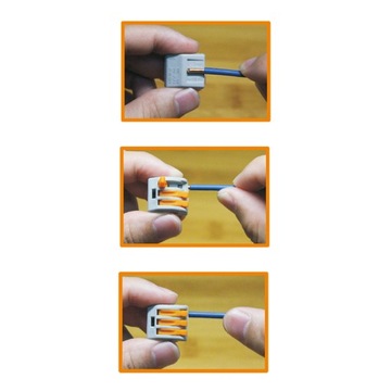 БЫСТРОРАЗЪЕМНЫЙ РАЗЪЕМ WAGO 3PIN РАЗЪЕМ 2 ШТ.