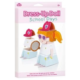 3D Dress-Up Doll School Days PAPIEROWE LALKI-4547