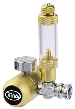 AQUA-NOVA REDUKTOR CO2 Z ZAWORKIEM I LICZNIKIEM