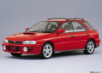 Накладка задняя грязевая SUBARU IMPREZA GC GF 92-00