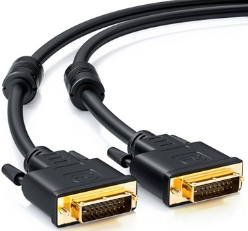 KABEL DVI-DVI 1,8M GOLD 24+1 CYFROWY FULL HD !