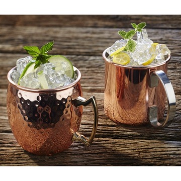 Медная кружка для пивных напитков Moscow Mule, 0,55л