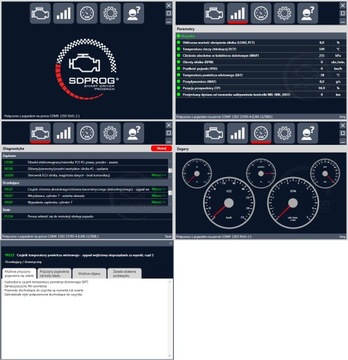 SDPROG PL + Interfejs WiFi OBD2 ELM327 JEEP ROVER