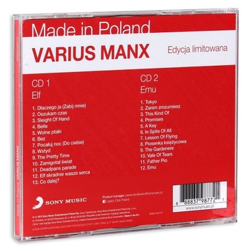 VARIUS MANX ELF / EMU MADE IN POLAND /2CD/