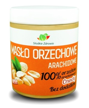 MASŁO ORZECHOWE 100% BEZ DODATKÓW 500g CRUNCHY