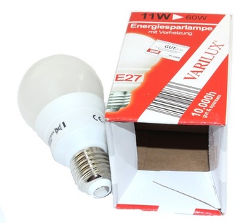 ŚWIETLÓWKA KOMPAKTOWA 11W=60W E27 230V