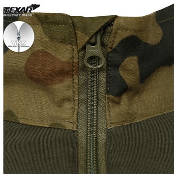 ВОЕННАЯ ТАКТИЧЕСКАЯ ТОЛСТОВКА TEXAR COMBAT SHIRT PL CAMO MORO модель 93 M