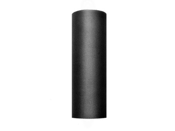TIUL na szpuli,rolce 15cm x 9m CZARNY TIU15-010