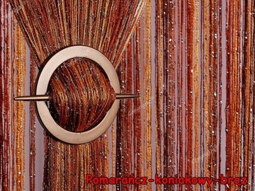 FIRANA MAKARONY GOTOWE SREBRNA NIĆ 150X250 NEW
