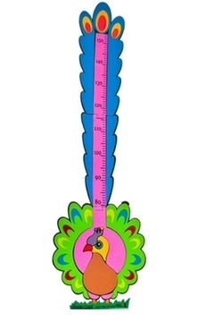 MIARKA WZROSTU NA ŚCIANĘ naklejka MIARA 5764