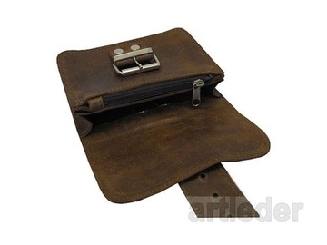 Поясная сумка RETRO LEATHER, ПОЛЬСКИЙ ПРОИЗВОДИТЕЛЬ