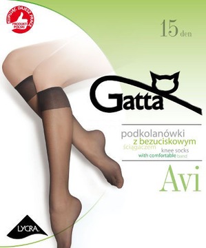 Носки до колена AVI Gatta 4 PAIRS visone без давления