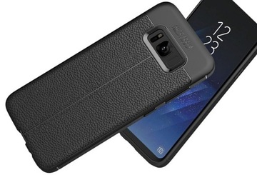 КОЖАНЫЙ ЧЕХОЛ ТПУ ДЛЯ SAMSUNG GALAXY S8 PLUS + СТЕКЛО