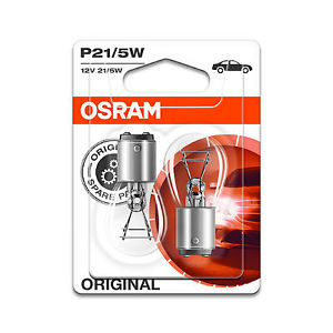 2x OSRAM ORIGINAL ŻARÓWKI P21/5W 12V 21/5W DUO