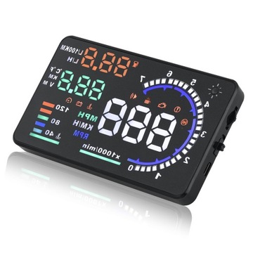 ДИСПЛЕЙ ПРОЕКТОР LED LCD HUD OBD2 5.5 ЧАСЫ