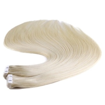 TAPE ON off taśma skin weft WŁOSY NATURALNE 40cm