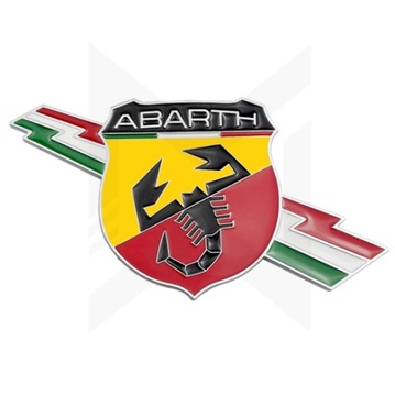 ЭМБЛЕМА FIAT ABARTH ЗНАК PUNTO STILO PANDA ALU