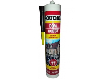 SOUDAL SILIKON UNIWERSALNY CZARNY 280ML
