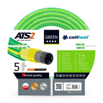 WĄŻ OGRODOWY GREEN ATS 1/2'' 25m CELLFAST 15-100