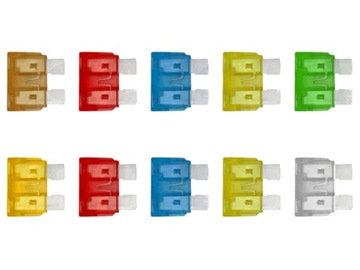 Автомобильные предохранители MIDI 5А-30А набор из 10 шт. 12В-24В