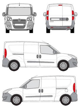 BAGAŻNIK DACHOWY CRUZ FIAT DOBLO 2 BELKI 2015-