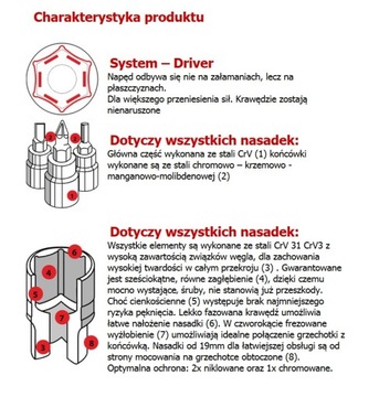 PROXXON 23371 НАСАДКА 1/2 дюйма с наконечником XZN VZ 8